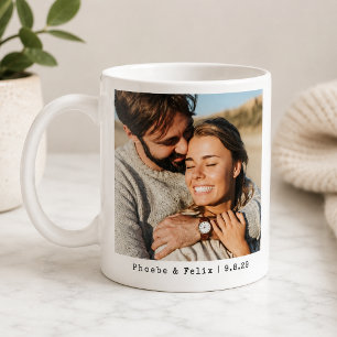Koppel Fotokoffiekop   Huwelijkscadeau Beker Koffiemok