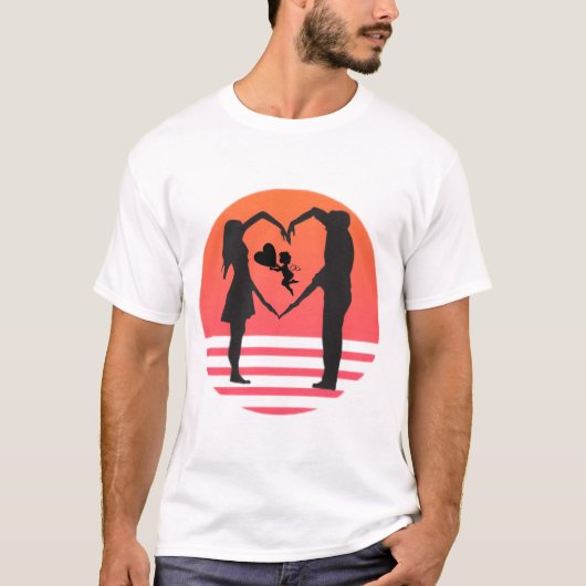Koppel hart stealer - Happy Valentine Day-Valen T-shirt (Voorkant)