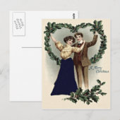 Koppel Holly Hart Guirlande Briefkaart (Voorkant / Achterkant)
