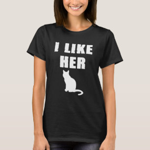 Koppel Ik Hou Van Zijn Haan Ik Hou Van Haar Kat T-shirt