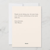 Koppel In liefde hand getekend Valentijns Kaart (Achterkant)