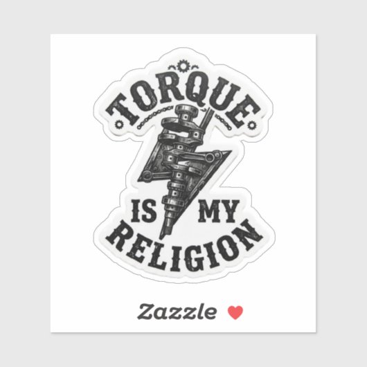 Koppel is mijn Religie Biker Sticker (Vel)