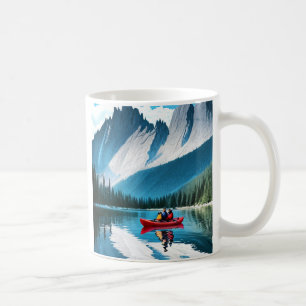 Koppel kajakken thema koffiemok