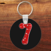 Koppel Kostuum Duo 67 Meme Zes Zeven Nummer 7 Vale Sleutelhanger (Voorkant)