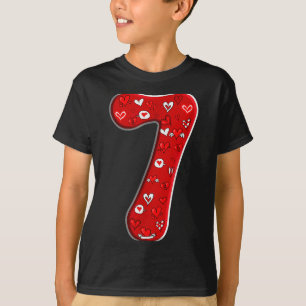 Koppel Kostuum Duo 67 Meme Zes Zeven Nummer 7 Vale T-shirt