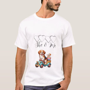 koppel liefde en beste cadeau voor mannen t-shirt