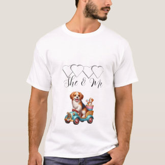 koppel liefde en beste cadeau voor mannen t-shirt