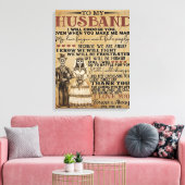 Koppel liefdescadeau voor mijn man met Halloween Canvas Afdruk (Insitu (Woonkamer))