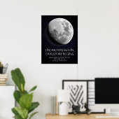 Koppel Maanfase 1e Verjaardag Poster (Thuiskantoor)