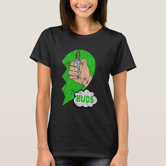 Koppel Matching Beste Kabouters Wiet Grappige Join T-shirt (Voorkant)