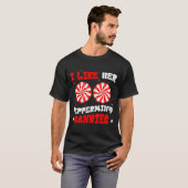 Koppel Matching Kerstmis Ik vind haar pepermunt C T-shirt (Voorkant volledig)
