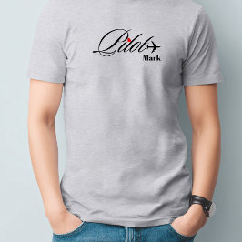 Koppel Matching Piloot & Vliegtuig Eenvoudig Aange T-shirt