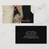 koppel met handen trouwplanner visitekaartje (Voorkant / Achterkant)