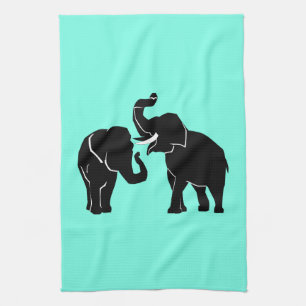 Koppel olifant keukenhanddoek - Kies kleur