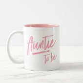 Koppel om coole tekst in roze te zijn tweekleurige koffiemok (Links)