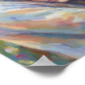 Koppel Omhelzing Impressionistische Stijl Poster (Hoek)