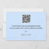 Koppel op het strand plat save the date kaart (Achterkant)