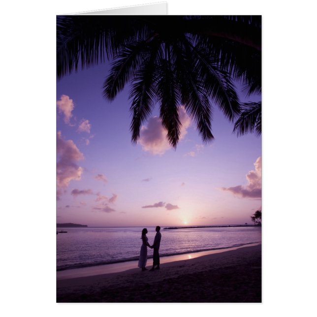 Koppel op het strand, Windjammer Landing, St. Luci (Voorkant)