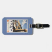 Koppel over het Poster van de kustlijn Bagagelabel (Voorkant horizontaal)