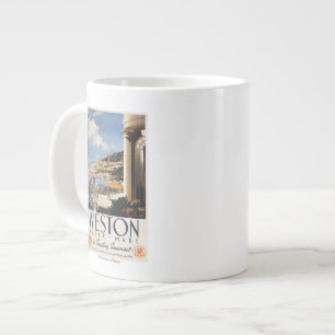 Koppel over het Poster van de kustlijn Grote Koffiekop