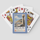 Koppel over het Poster van de kustlijn Speelkaarten (Achterkant)