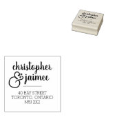 Koppel retour adres stempel (Gestempeld)