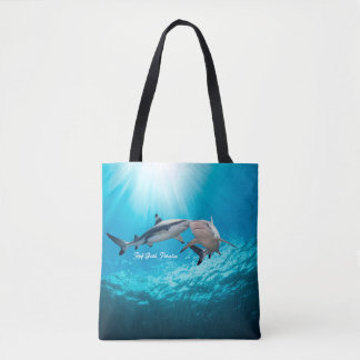 Koppel rifhaaien tote bag