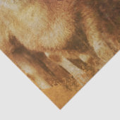 Koppel schapen Decoupage Tissuepapier (Detail)