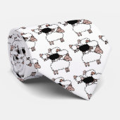 koppel schapen met zwarte schapen stropdas (Opgerold)