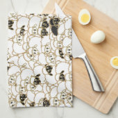 koppel schapen theedoek (Quarter Fold)