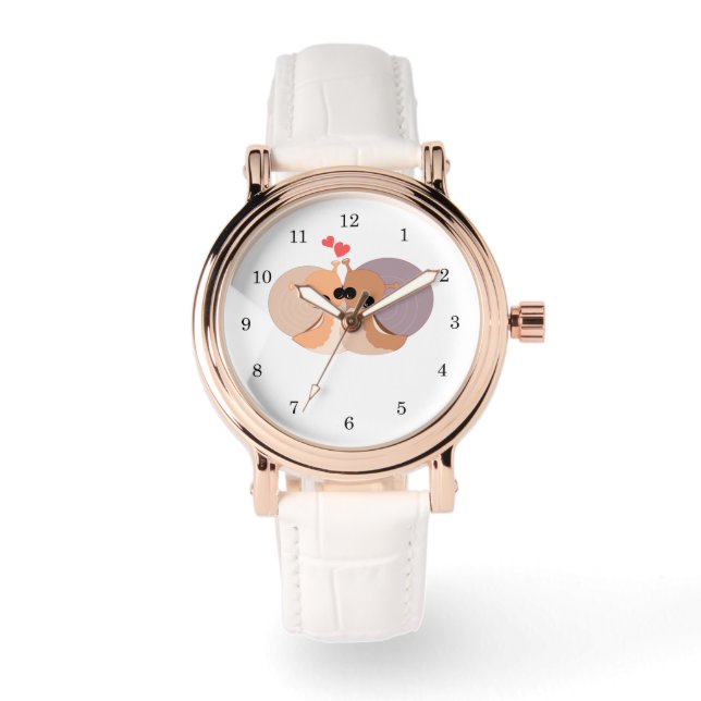 Koppel Slakken Horloge Cadeau (Voorkant)