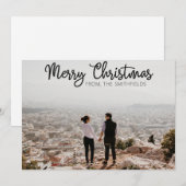 Koppel Stedelijke Avontuur Kerstmis Feestdagenkaart (Voorkant / Achterkant)