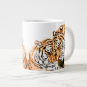 Koppel tijger koffie Mok (Voorkant rechts)