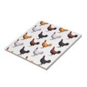 koppel van de roosters tegeltje (Zijkant)