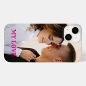 Koppel verliefd Foto Persoonlijk Case-Mate iPhone Case (Achterkant (horizontaal))