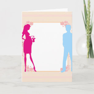 koppel verwacht baby aankondiging