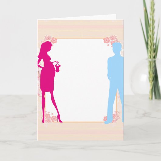 koppel verwacht baby aankondiging (Voorkant)