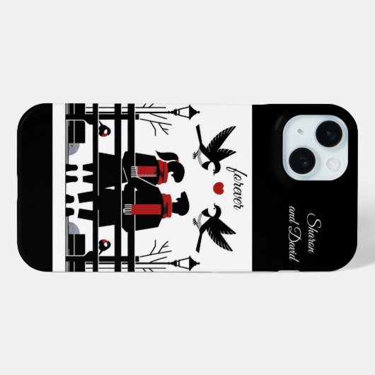 koppel voor altijd Case-Mate iPhone case (Achterkant (horizontaal))