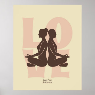 Koppel Yoga Houden Print | Matisse Stijl Muurkunst