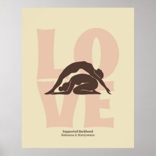 Koppel Yoga Houden Print   Matisse Stijl Muurkunst