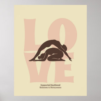 Koppel Yoga Houden Print | Matisse Stijl Muurkunst