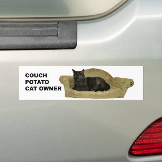 Koppelaardappel — bumpersticker (Op auto)