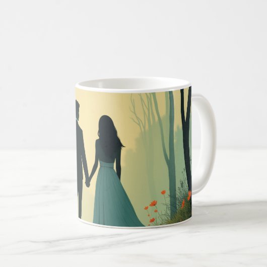 koppelbeker koffiemok (Voorkant rechts)