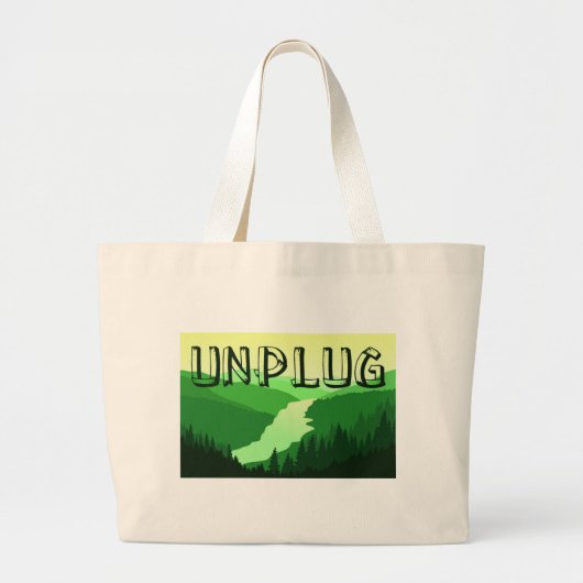 Koppelen Grote Tote Bag (Voorkant)
