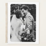 Koppelen Initialen Retro FotoMonogram Planner<br><div class="desc">pas met uw eigen foto en initialen aan; houd of verwijder de grens zoals gewenst</div>