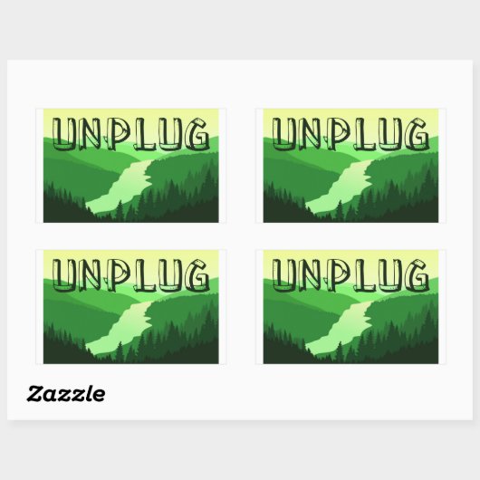 Koppelen Rechthoekige Sticker (Vel)