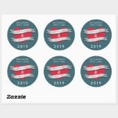 Koppelgebeurtenis Ronde Sticker (Vel)