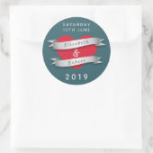 Koppelgebeurtenis Ronde Sticker (Tas)