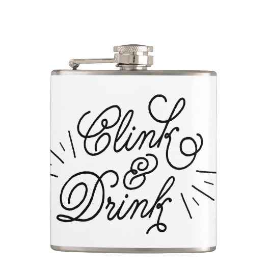 Koppeling en Drink Heupfles (Voorkant)