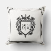 Koppeling initiaal letters Witte kussenhoes Kussen (Voorkant)